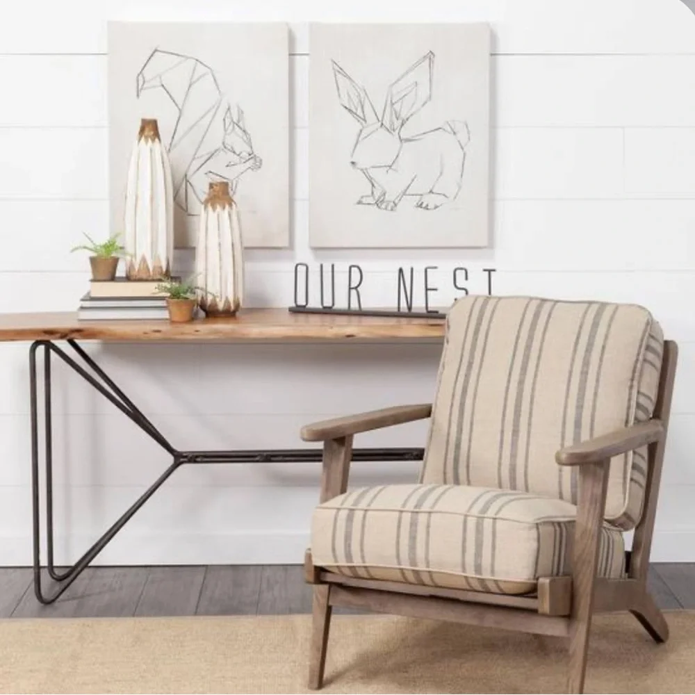 Black Metal 'Our Nest' Wall Decor